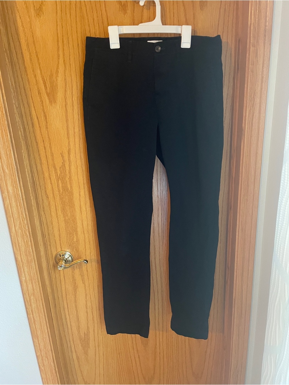 Men’s Goodfellow Chino Black Dress Pants, 32W x 34L